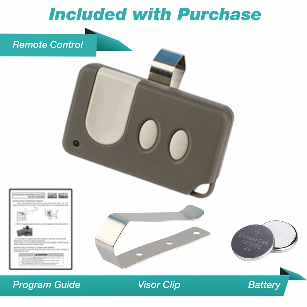 For Sears Craftsman Garage Door Opener Remote Control 3-Function 53859 139.53859