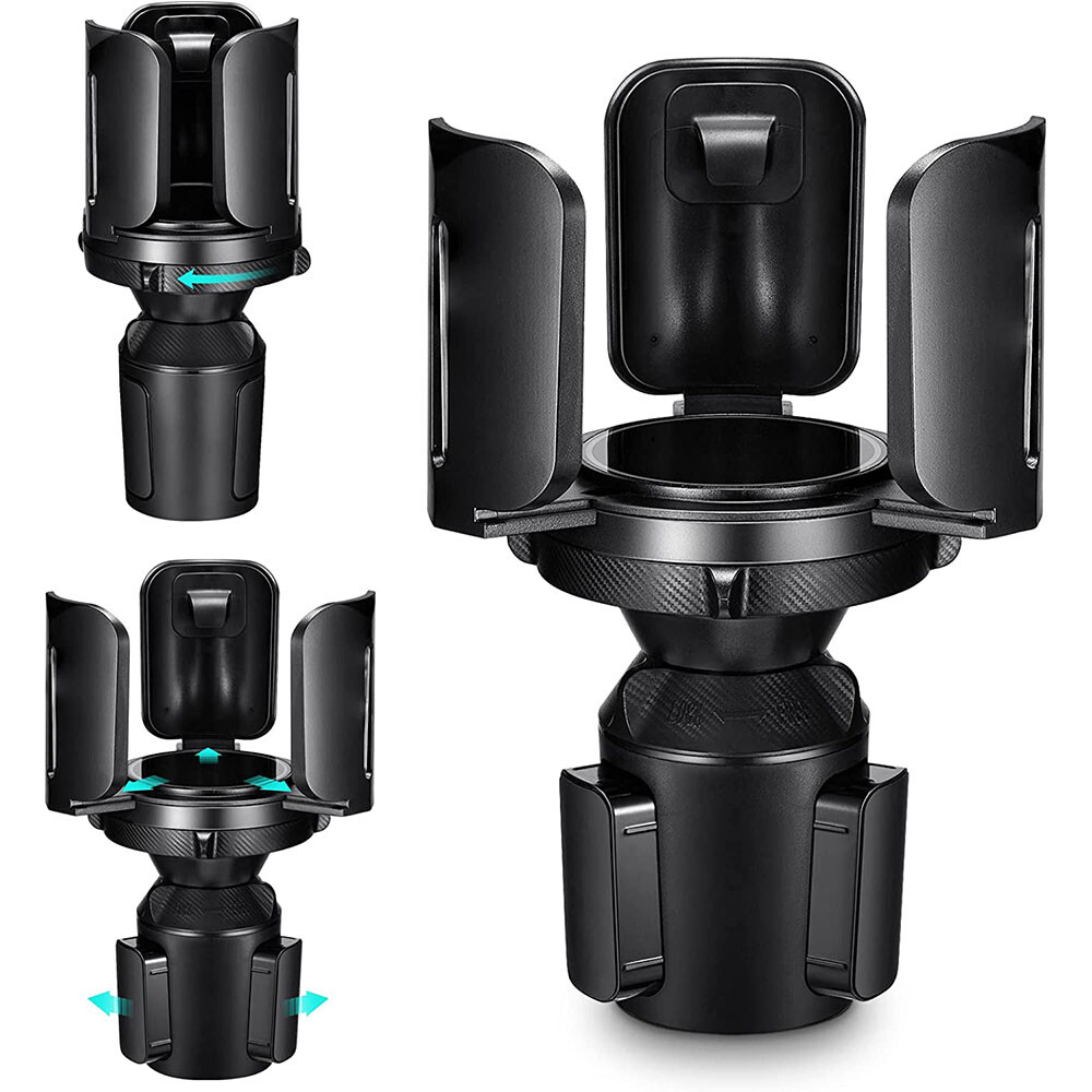 Car Cup Holder Expander Adapter Universal For Large Bottles Mugs