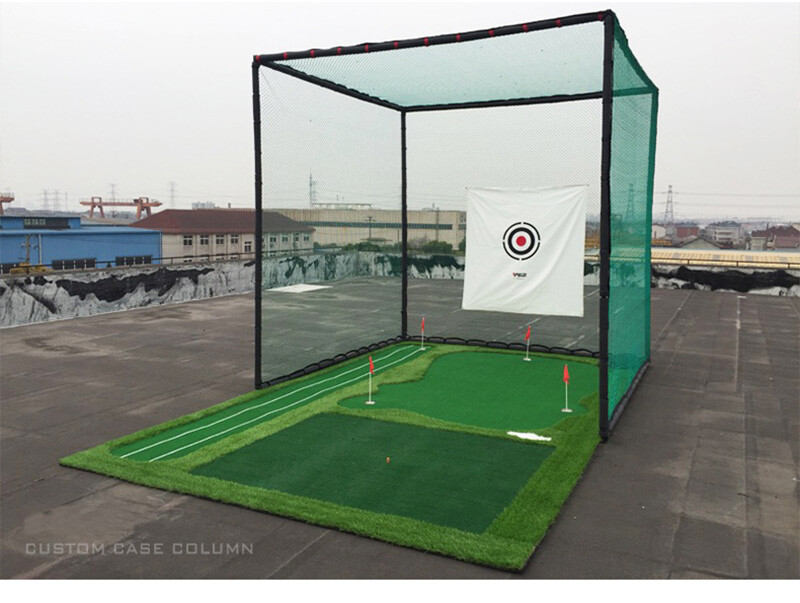 Hot Foldable Golf Practice Training Aid Golf Hitting Cage Practice Net Network