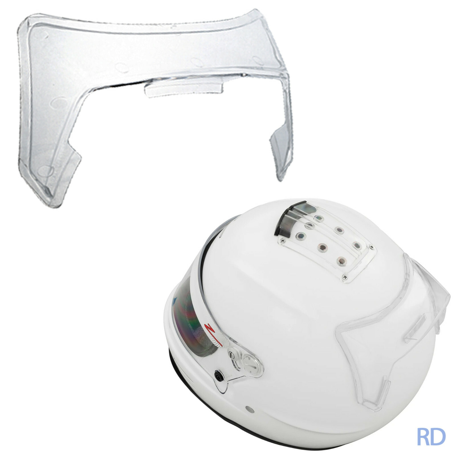 ZAMP - RZ Clear Spoilers - Chin and Rear Spoilers - Standard / Youth Sizes