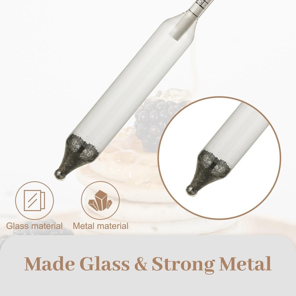 Maple Syrup Hydrometer, Baume and Brix Scale, Hydrometer