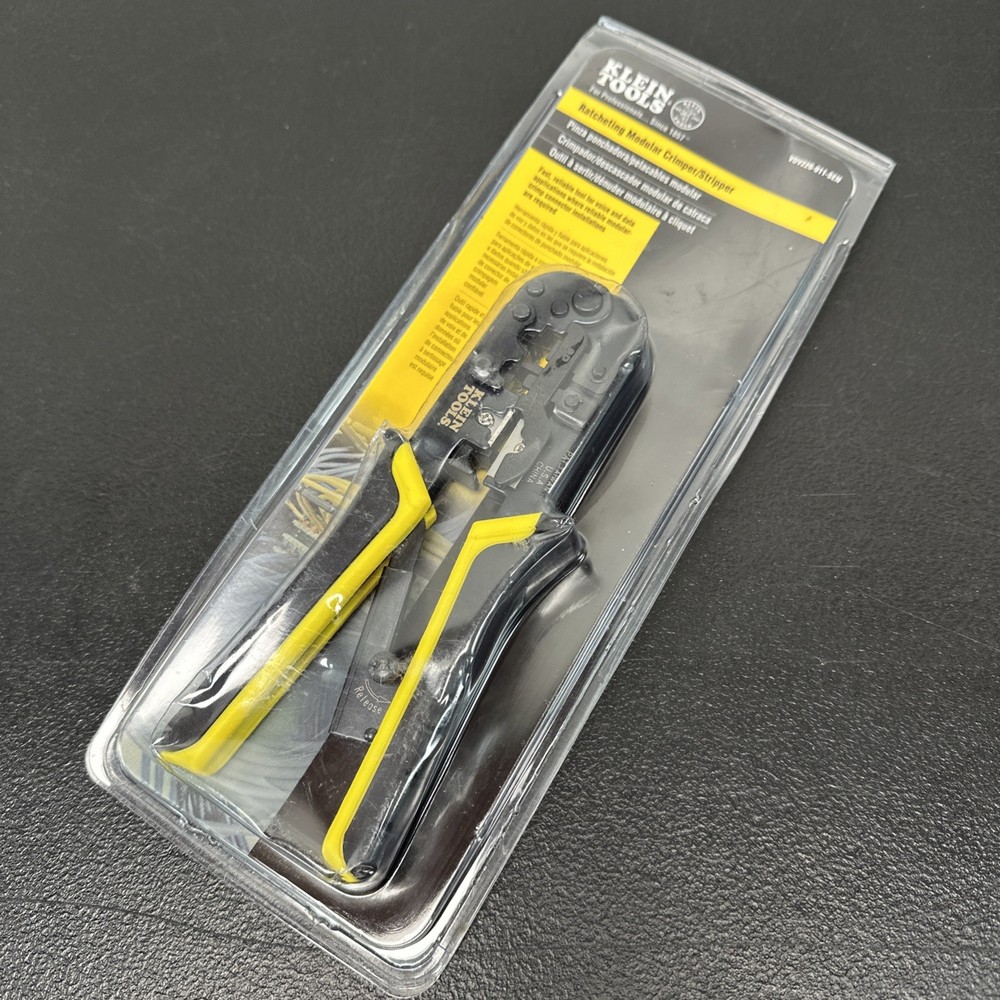 Klein Tools ratcheting modular crimper stripper VDV226-011-SEN network cabling