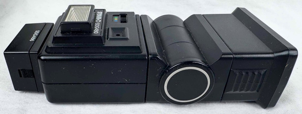 STAR-D SDG-480 camera flash with case. Tested and works.