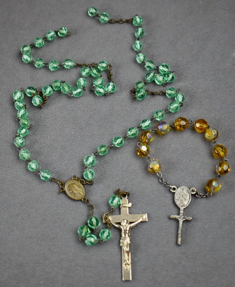 2 Vintage Catholic Rosaries
