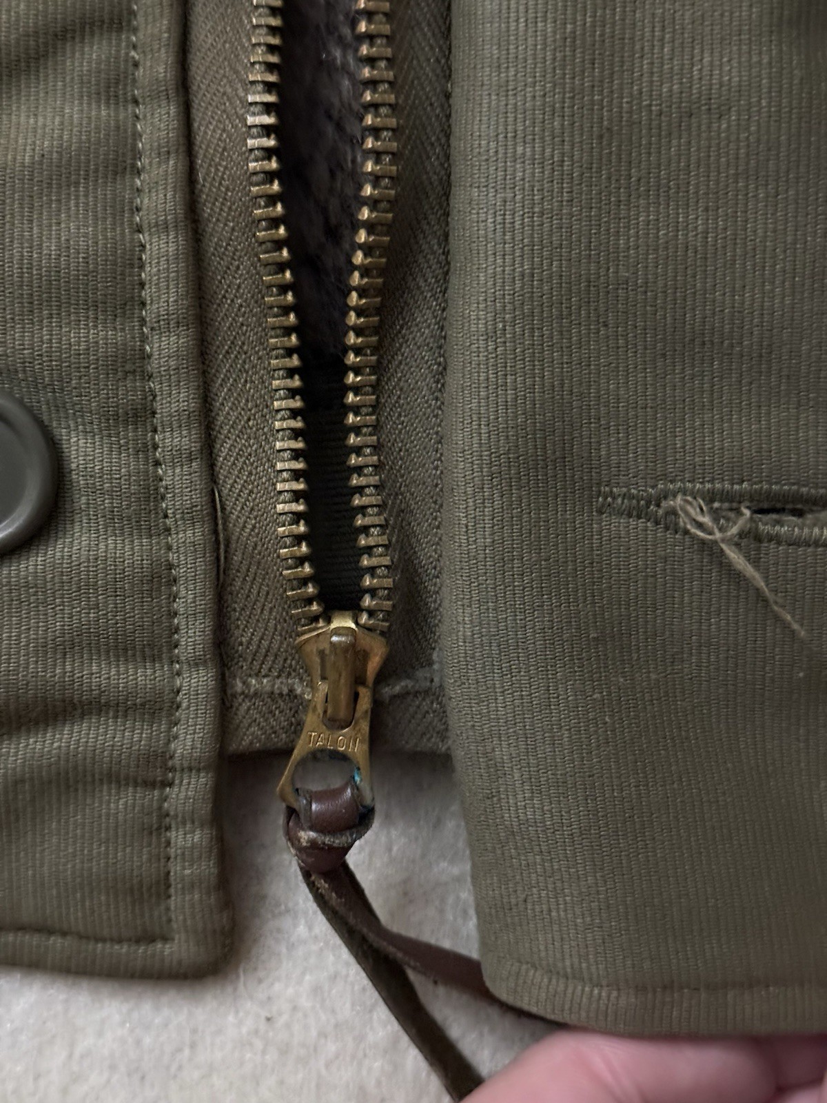 Vintage WW2 40s USN US Navy N1 Deck Jacket Size 38 Medium M Named NXsx 73744