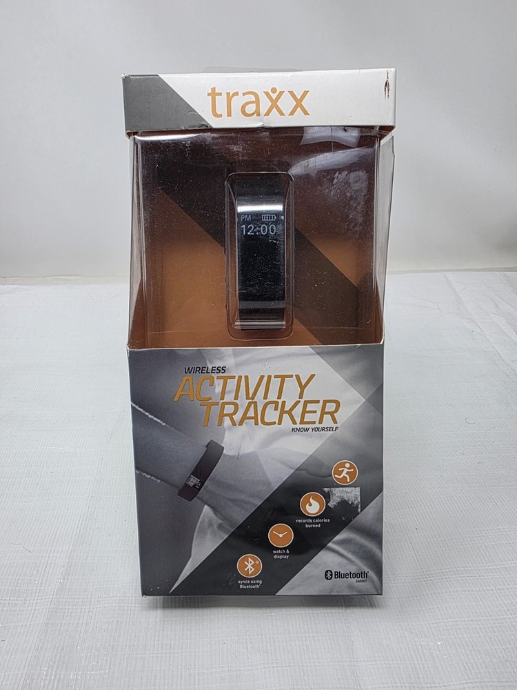 Traxx Bluetooth Wireless Activity Tracker Black Model# TRX220-DG