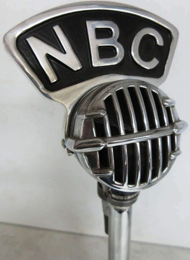 Astafic Table Microphone with "NBC" marque