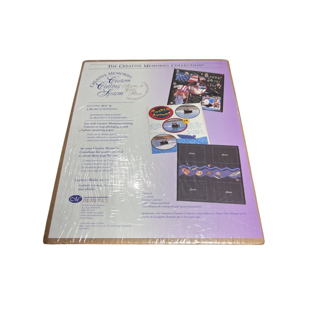 Creative Memories Oval Patterns Custom Cutting System and Mat Set Scrapbooking