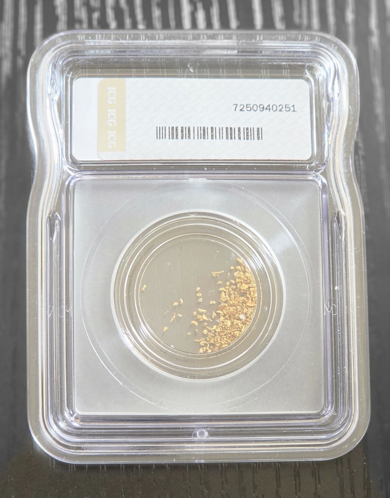 VaultBox Unvaulted 0.5 Grams YUKON Gold Dust ICG Genuine