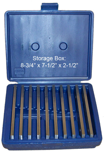 20 PC Precision Thin Parallel Gauge Block 1/2 to 1-5/8"