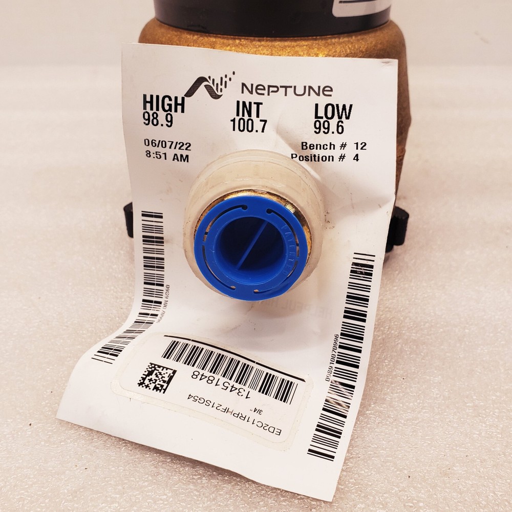 Neptune PROCODER T-10 3/4" Potable Water Meter, 3/4 to 30 GPM - ED2C11RPHF21SG54