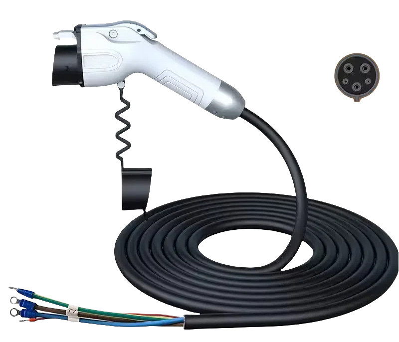 SAE J1772 Type 1 -Replacement connector cable for 16A 250V charging stations, 5m