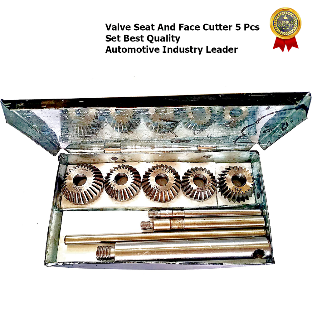 Valve Seat And Face Cutter 5 Pcs Set