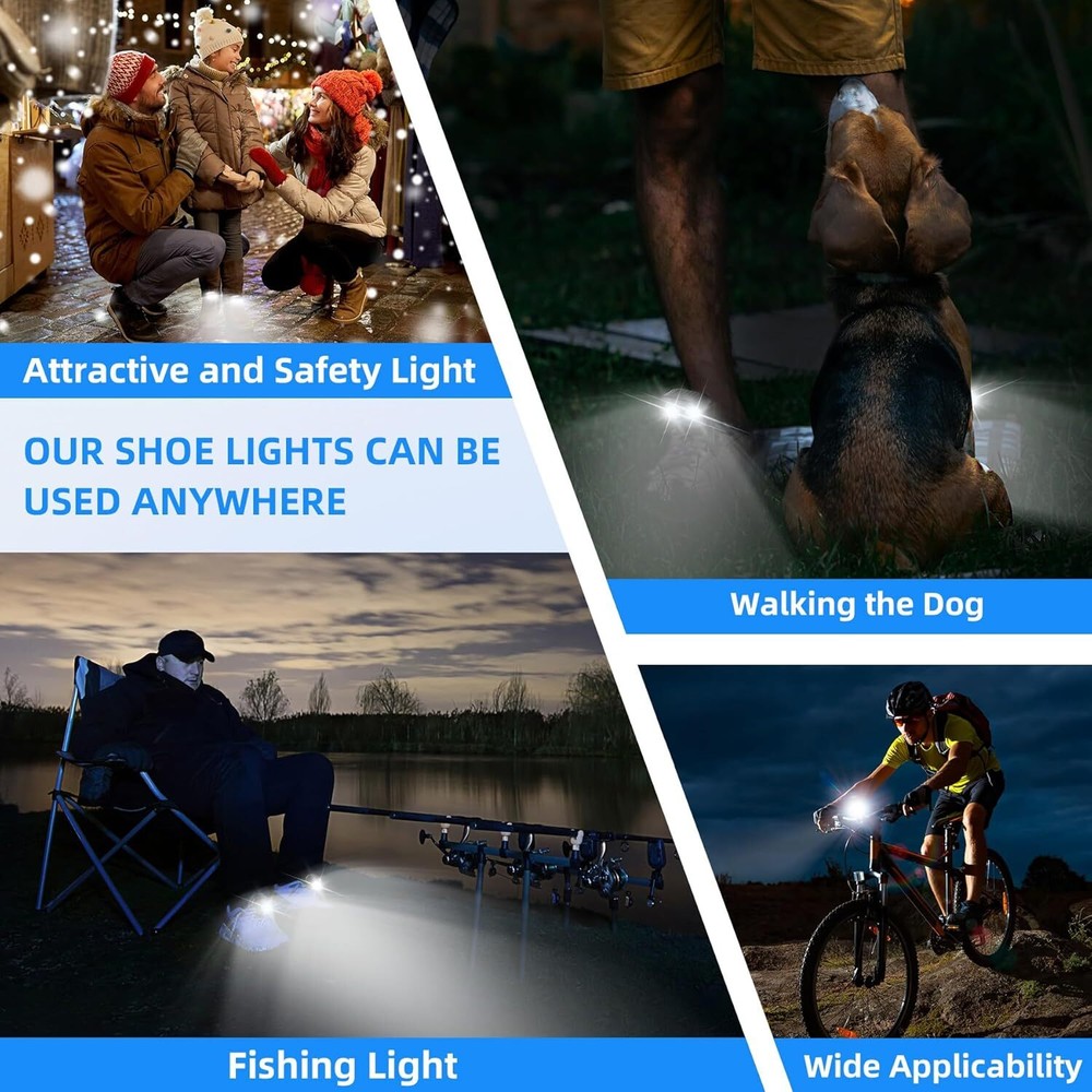 2 Rechargeable Headlights for Croc CharmsRechargeable Flashlight At