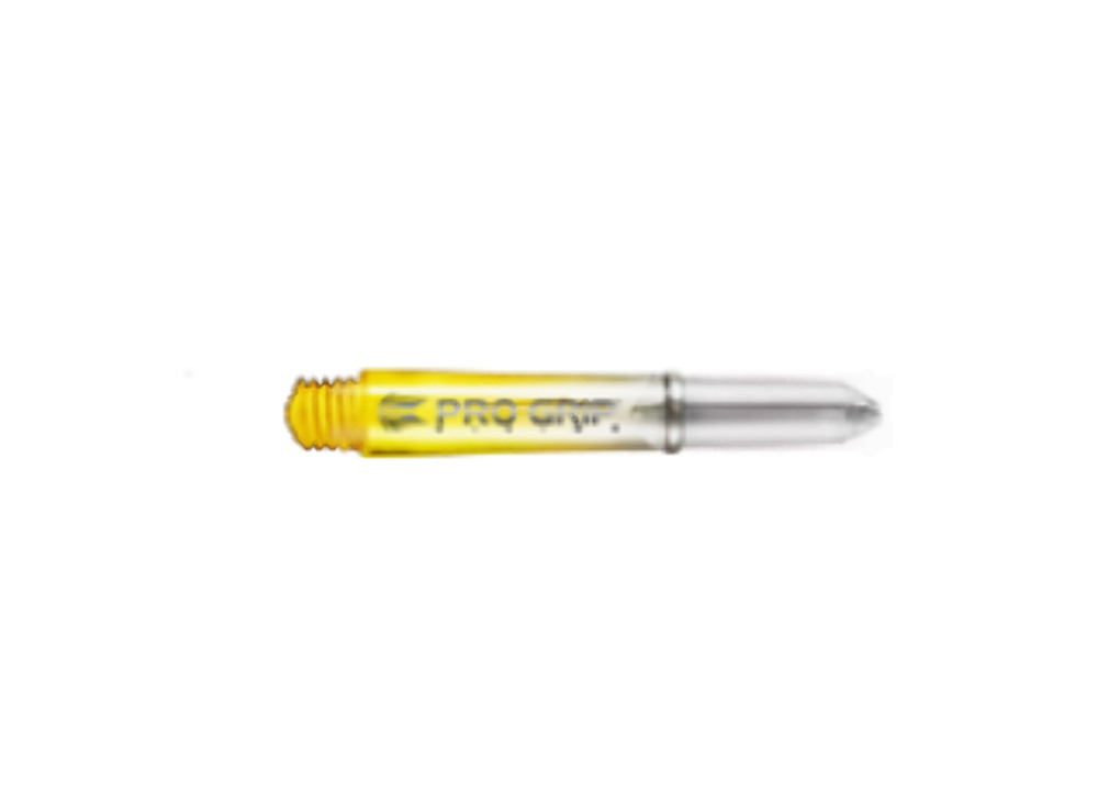 Target Pro Grip Vision Shafts - Clear Yellow Short