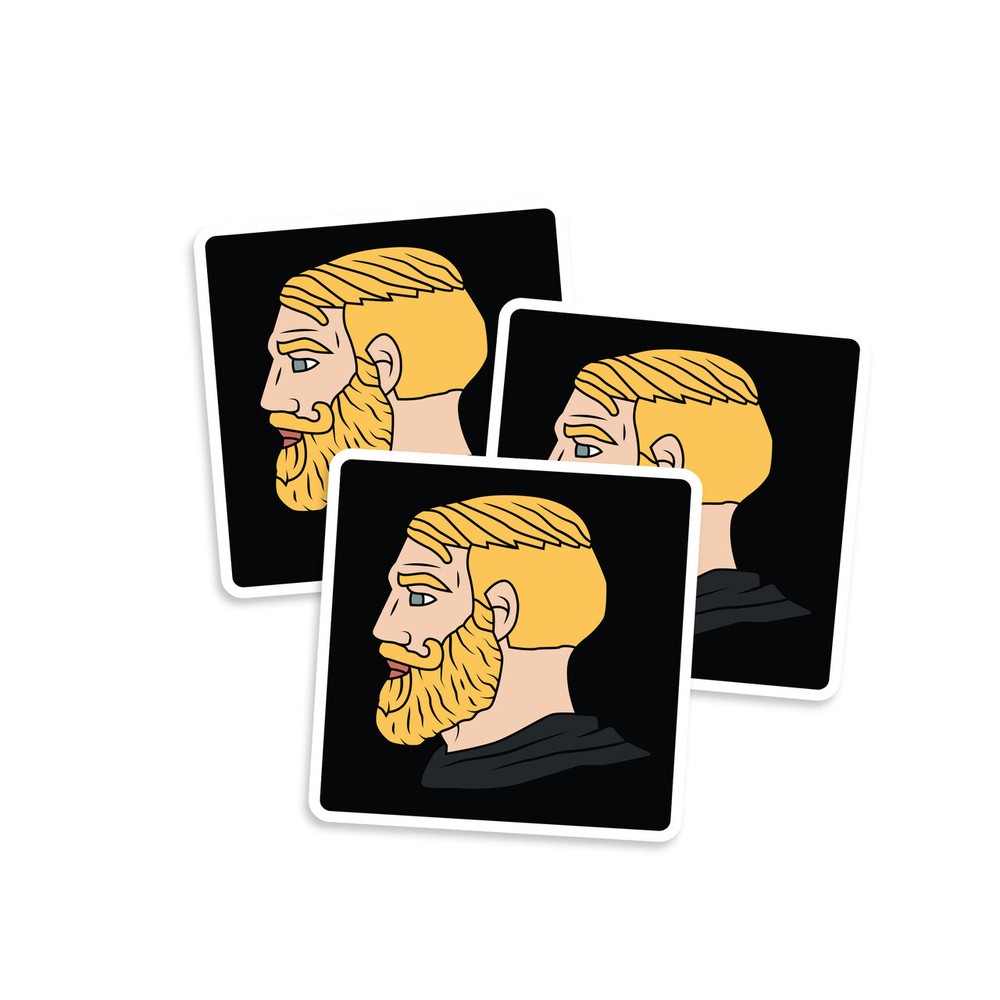 Yes Chad Mini Sticker