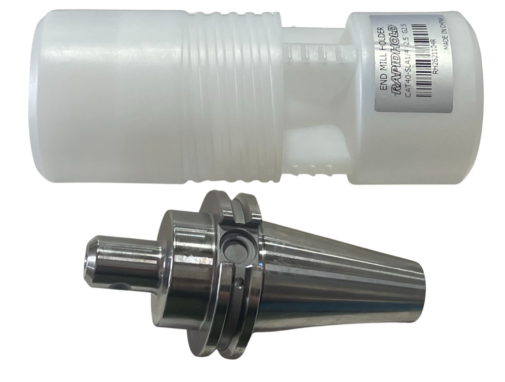 RapidHold CAT50-SLA End Mill Holder 3/8" x 4.5" G6.3 Balanced