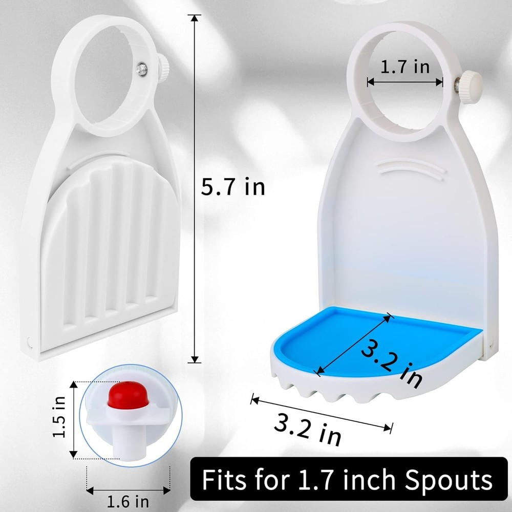 2 Pack Laundry Detergent Cup Holder Tray