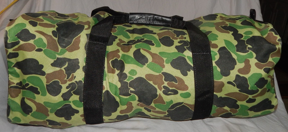 Large Camo Duffel Bag