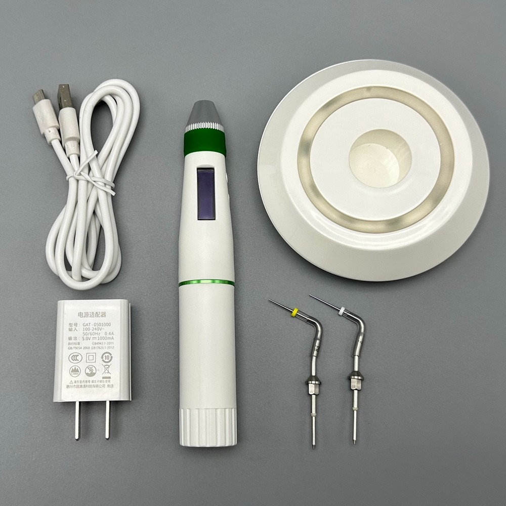 Dental Gutta Percha Obturation System Endo Heated Pen Wireless Eododontic+2 Tips