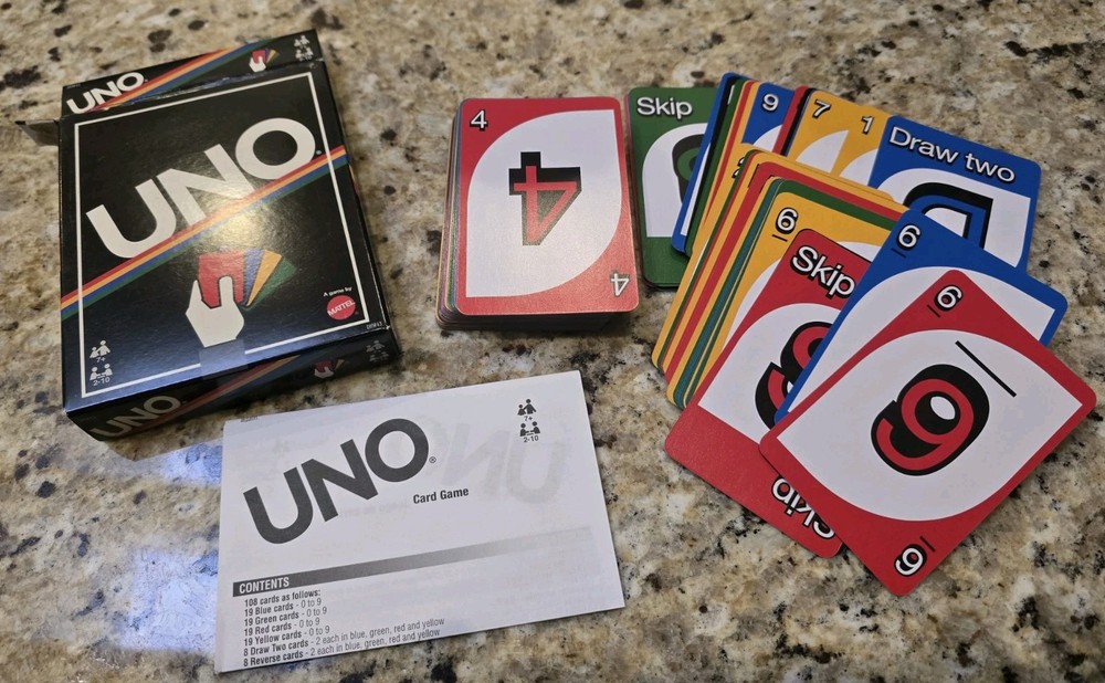 Uno Card Game Mattel NEW 2014
