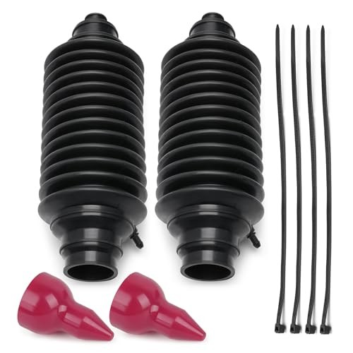 2PCS Universal Rack & Pinion Steering Boot Kit - Compatible with Most Car