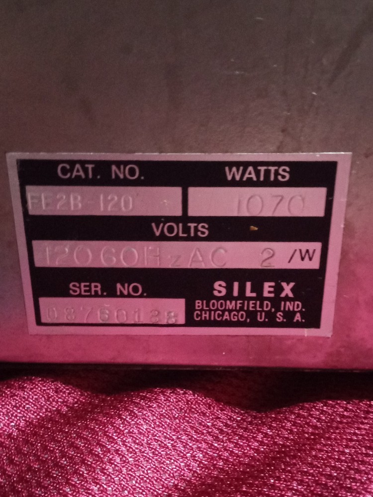 Vintage Silex hot plate double burner