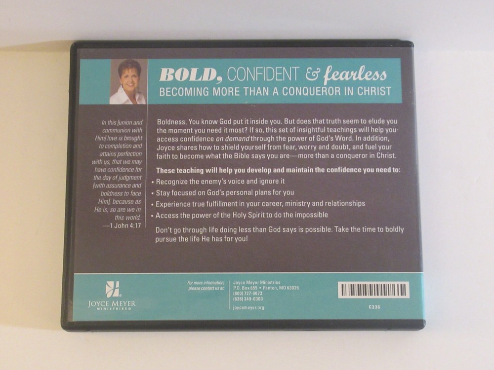Joyce Meyer - Bold, Confident & Fearless (CD) - 4 Disc Set