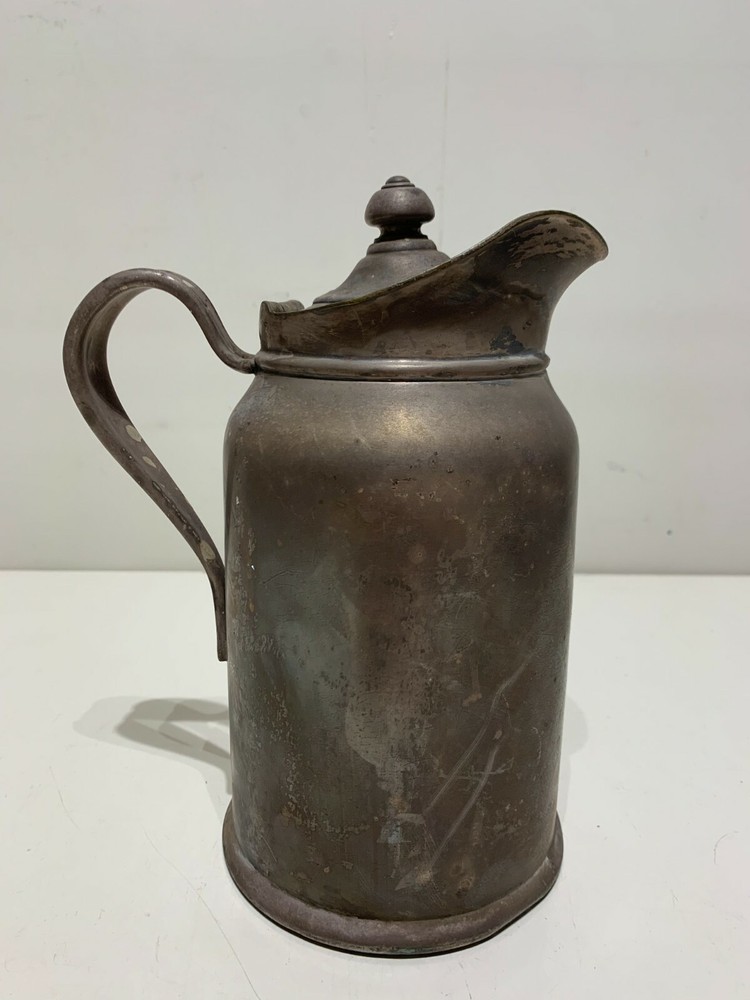 REED & BARTON Sheraton Hotel SILVER SOLDERED Coffee Water Pitcher Pot 2P