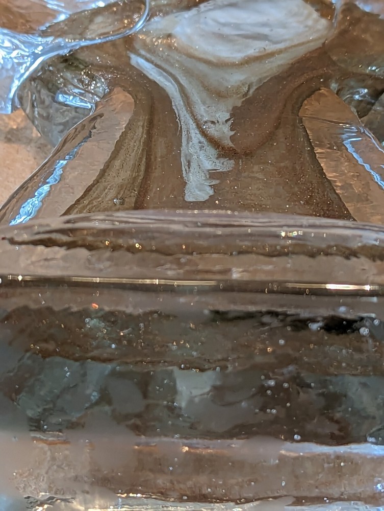 Solid Glass or Crystal Angel Block Style Vintage