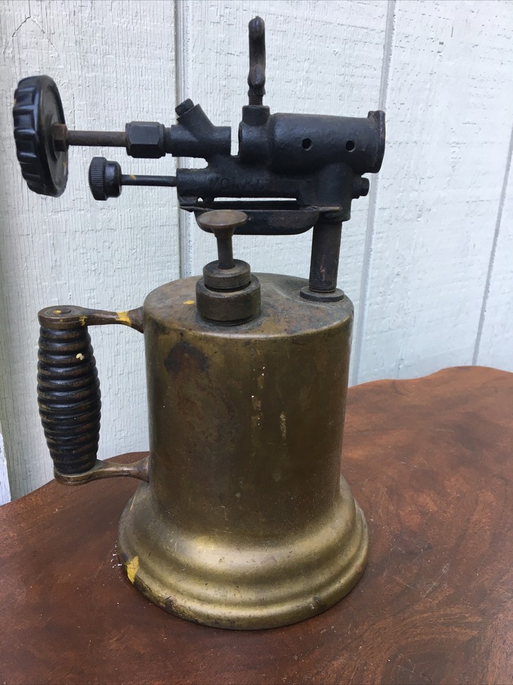 Brass Torch Vintage  10” High x 6” Diameter