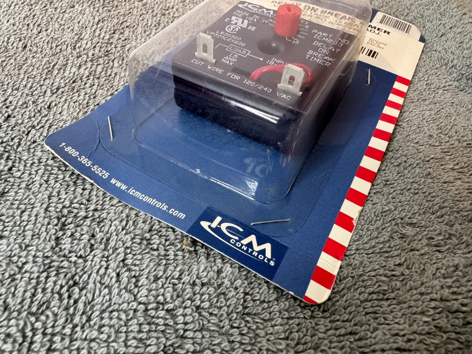 NEW ICM Controls ICM203B Delay-on-Break Timer