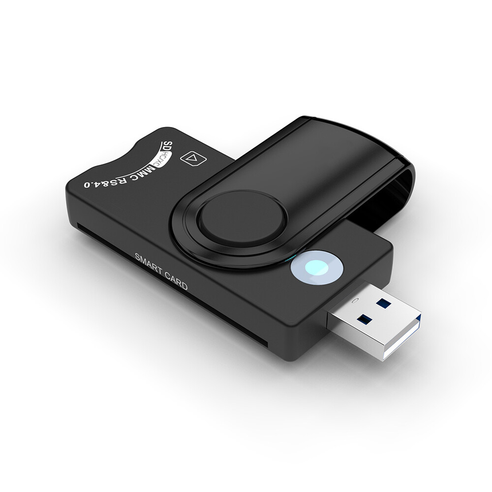 7-in-1 USB 2.0 TF SD SIM ID Memory Card Reader Adapter for PC Laptop Macbook
