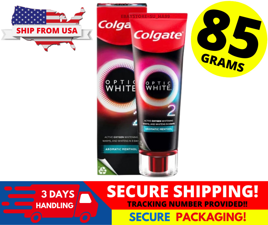 COLGATE Optic White O2 Active Oxygen Whitening Toothpaste 85g