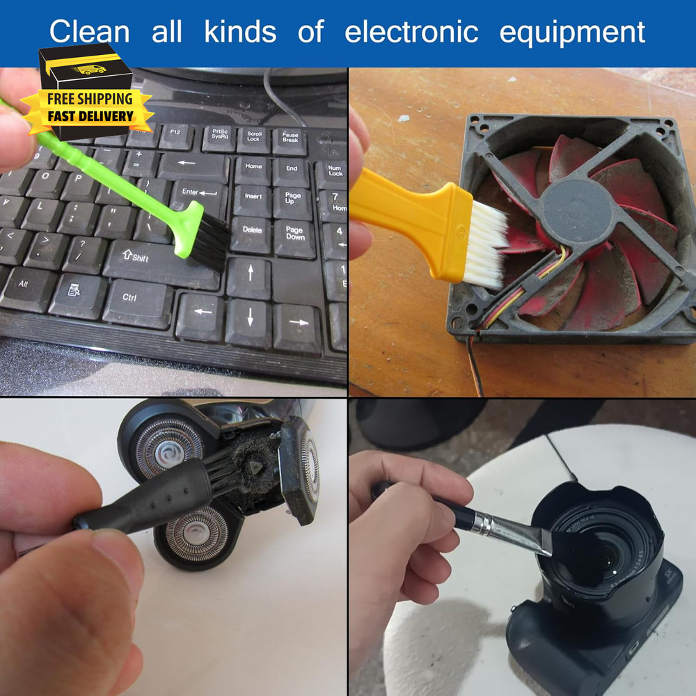Small Cleaning Brush,Electronics Brush for Cleaning Computer Keyboards,Laptop,Se