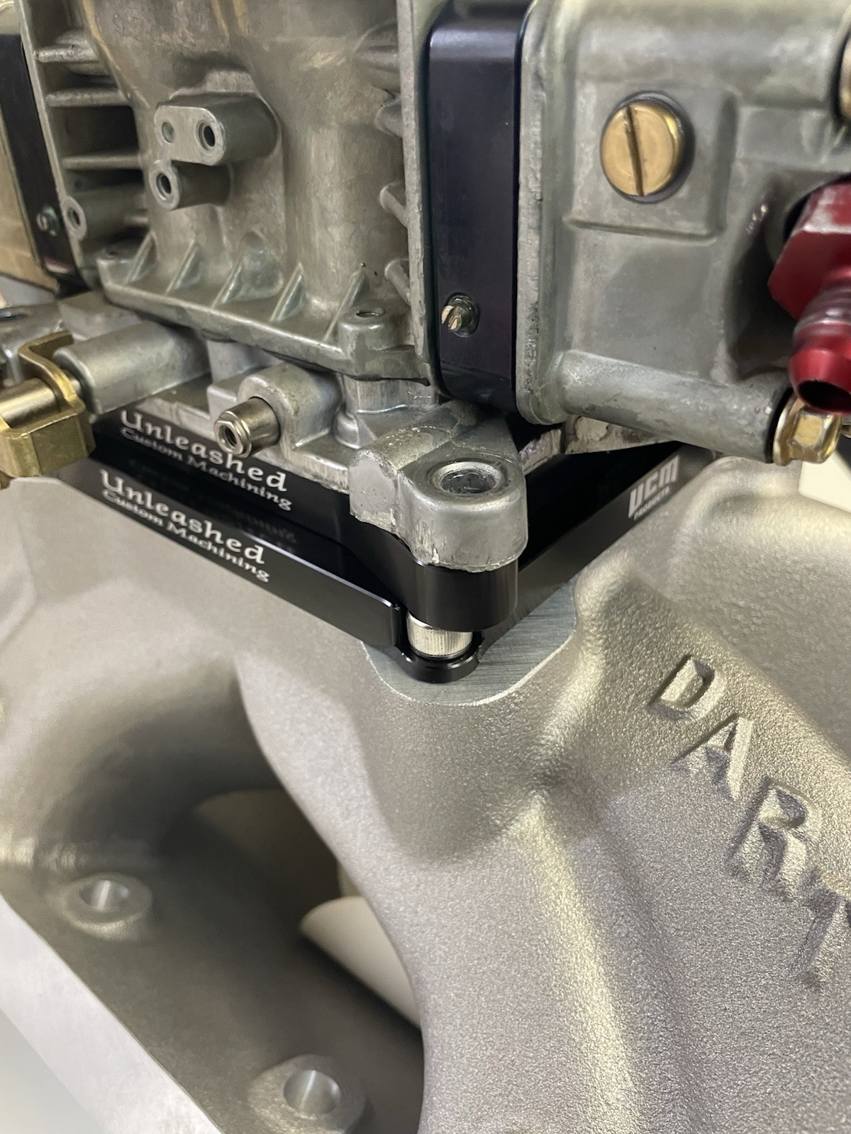 1 Inch tall Blended Cone 4500 Intake to 4150 Carburetor Adaptor Two Piece O-ring