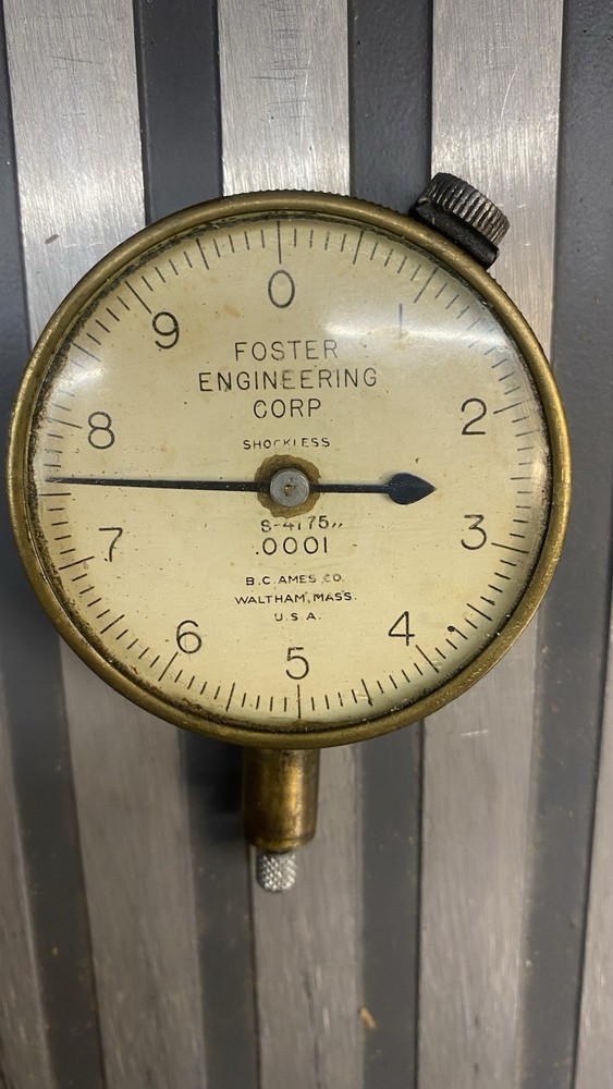 Foster Engineering Corp. S-4775 .0005" Dial Indicator