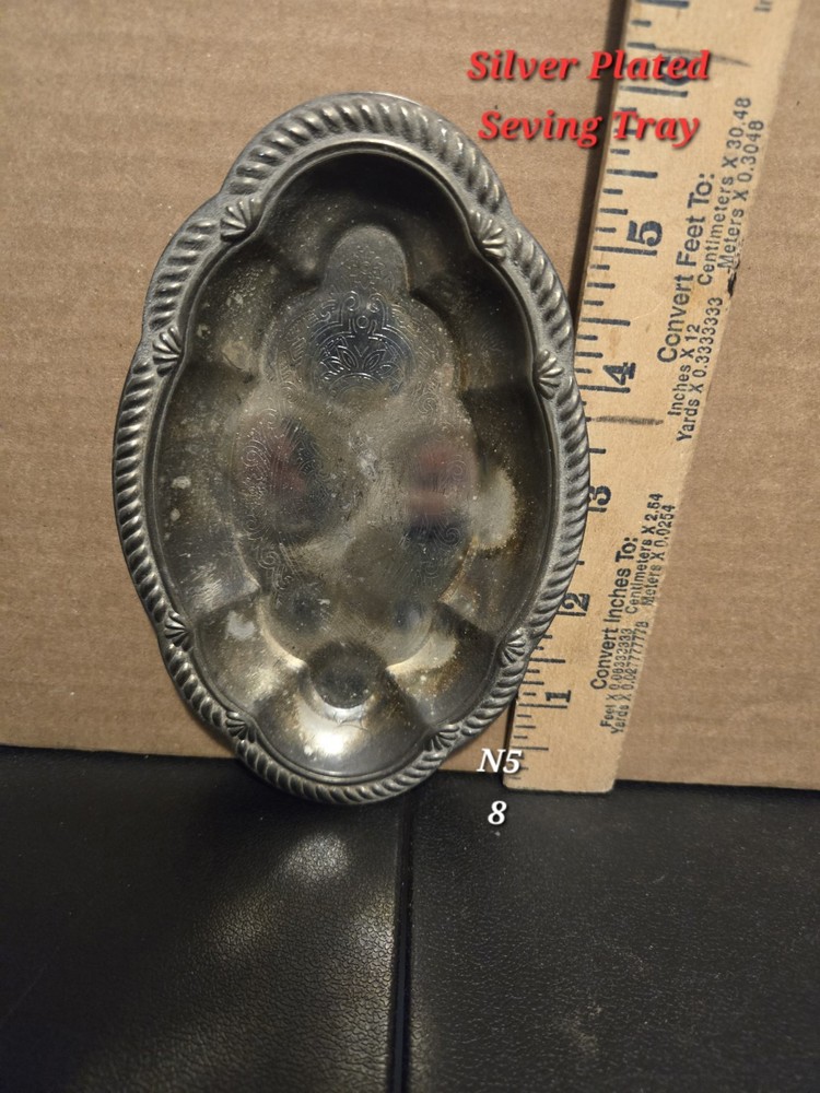 Silver Plated Serving Tray Dish