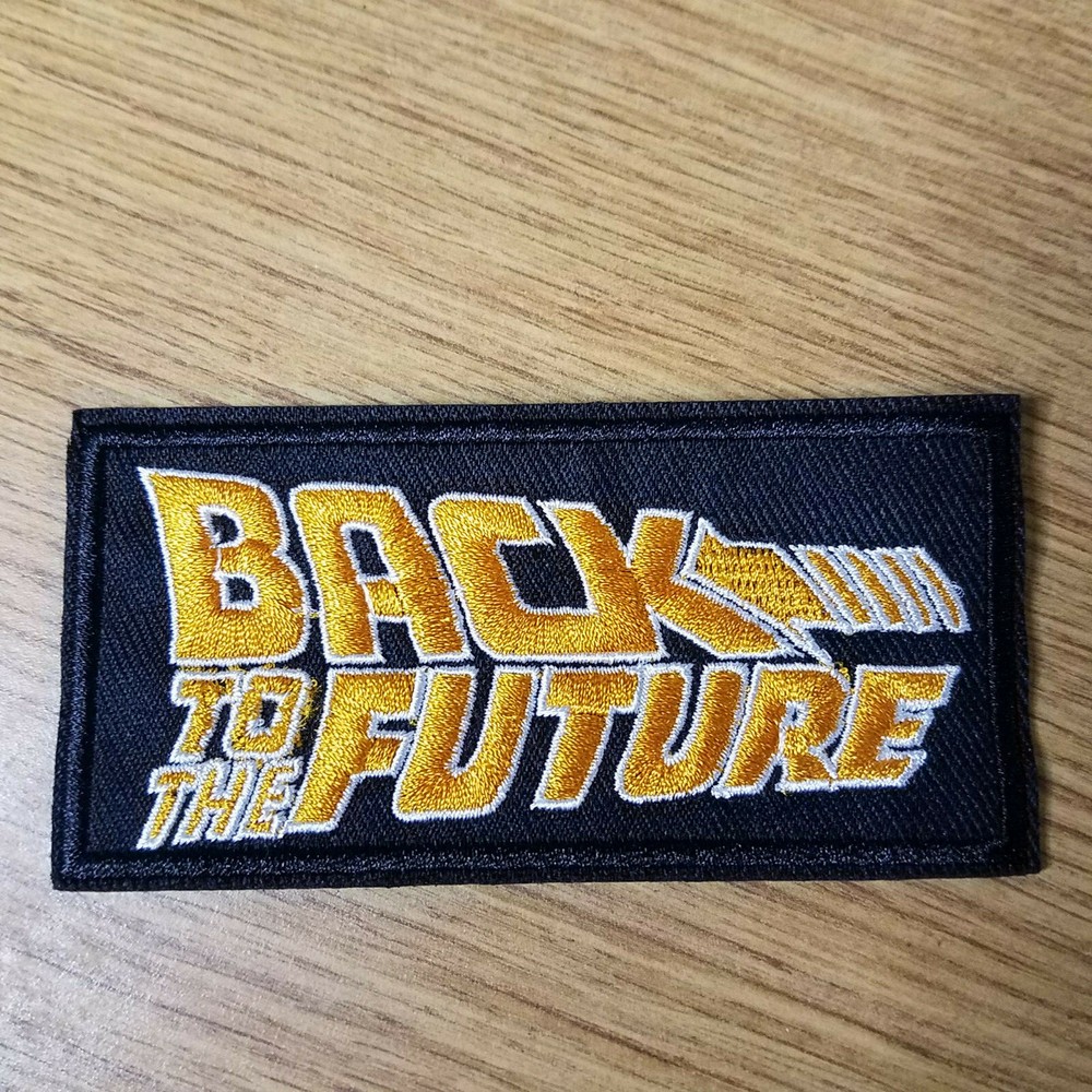 Back To The Future Logo Patch 4 inch