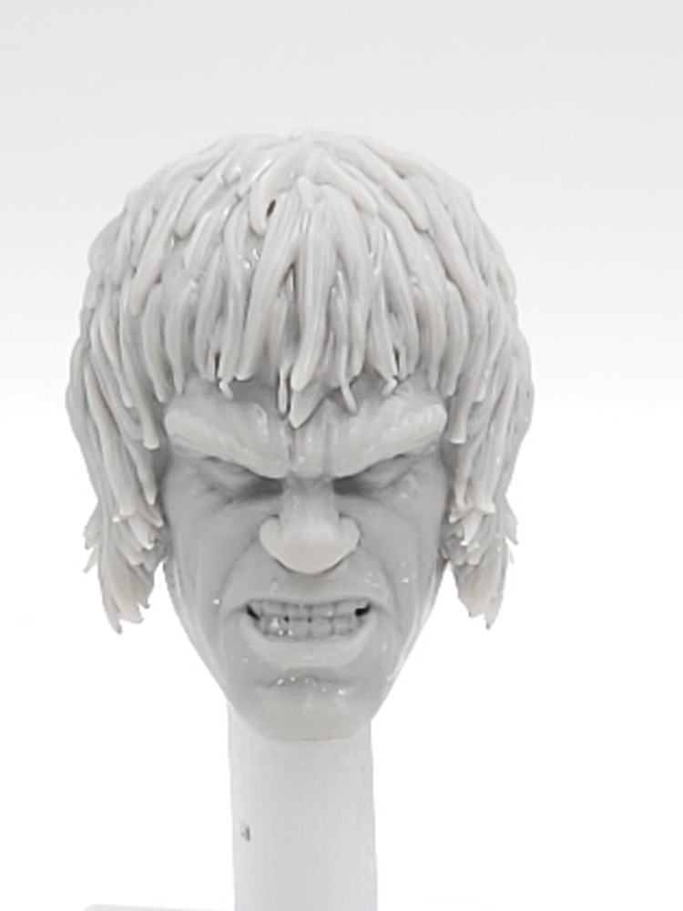 3d Printed LOU FERIGNO HULK HEAD 1:12 1/10 6"7" GI Joe Classified/Marvel Legends