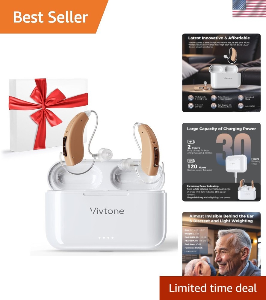 Advanced Multi-Channel Digital Hearing Aids for Seniors - Comfortable & Discreet