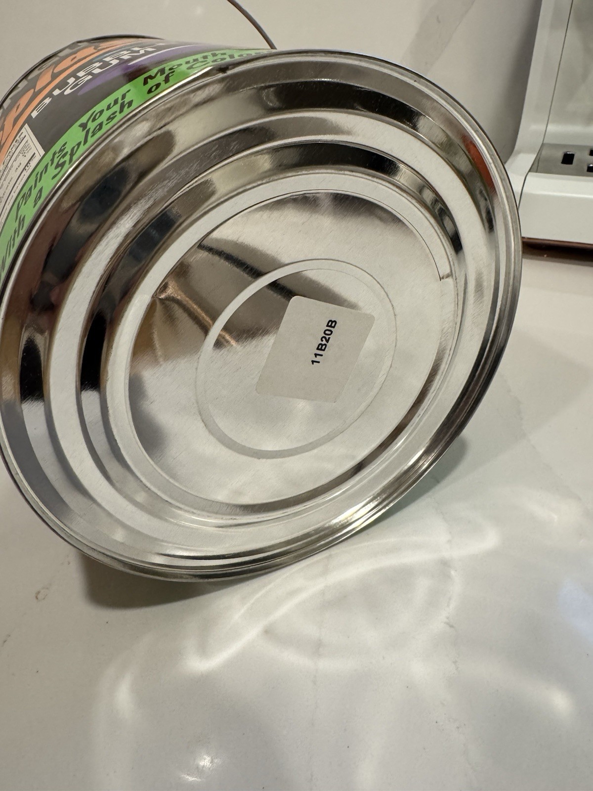 Vintage 1990's Tongue Splashers Bubble Gum FULL UNOPENED Container Paint Can NOS