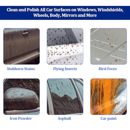Clay Mitt - Auto Detailing Microfiber Clay Bar, Medium Grade, Blue