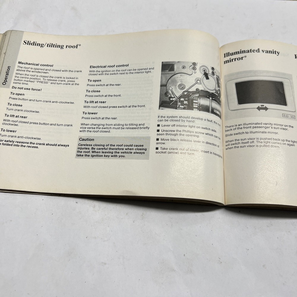 Audi 100 / 100 Quattro Instruction Maintenance Manual
