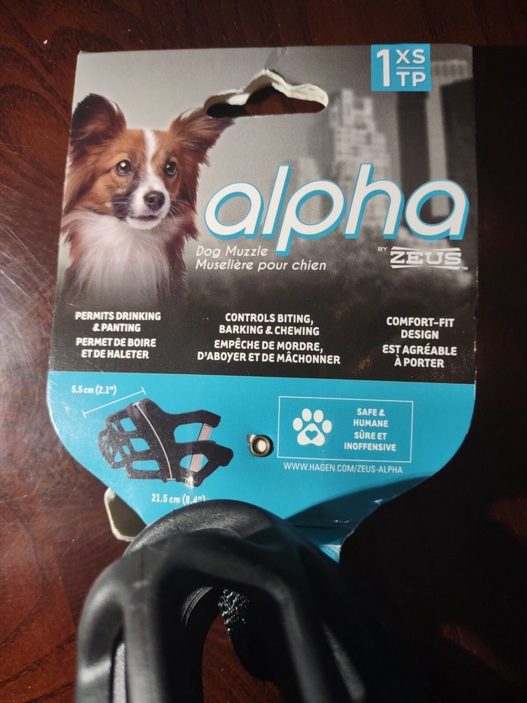 Alpha By Zeus Dog Muzzle Xs
