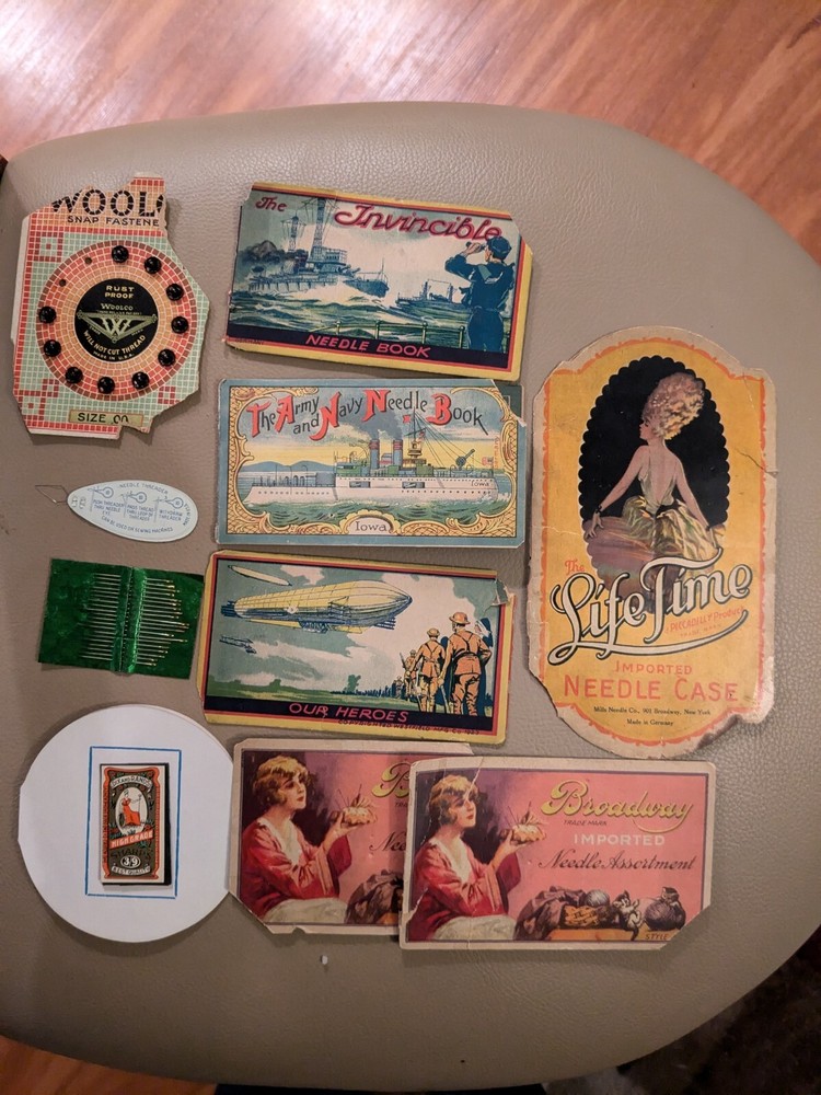 Sewing And Needle Collectibles Early 1900s