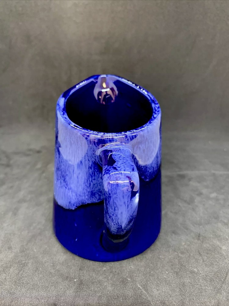 Beauceware Pottery Canada Cobalt Blue Ceramic Milk Cream Pitcher