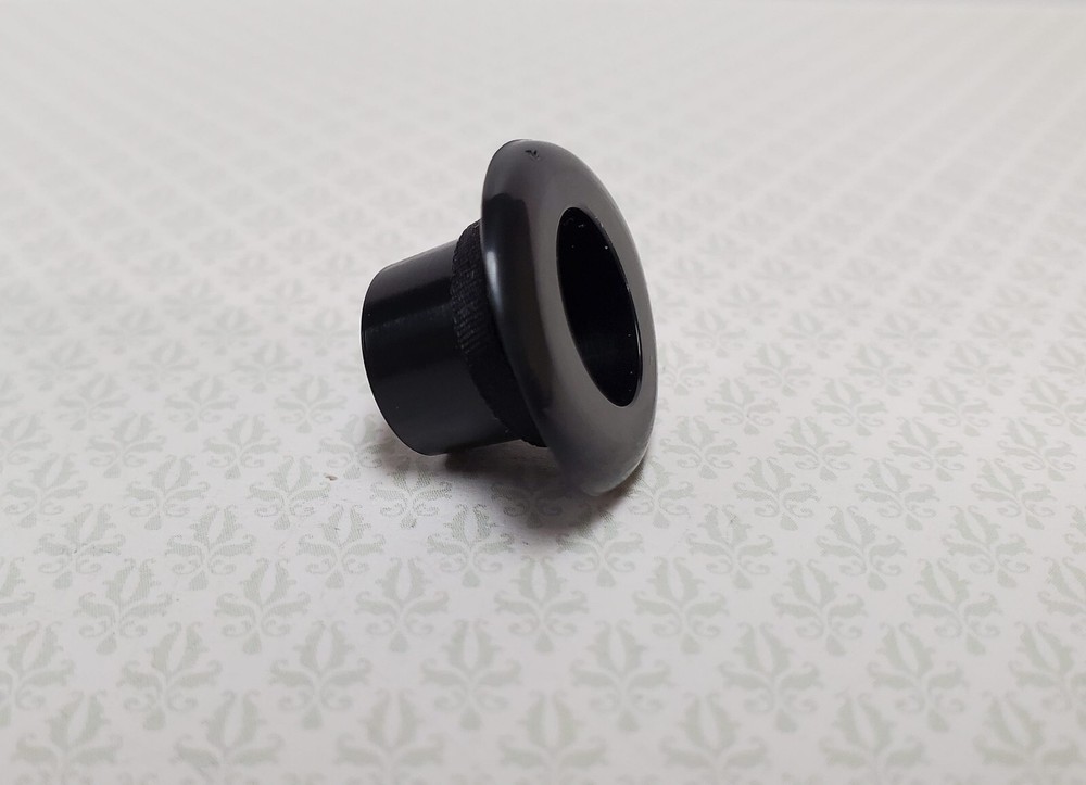 Tiny Black Top Hat Steampunk with Ribbon - Small Half Scale 1:24