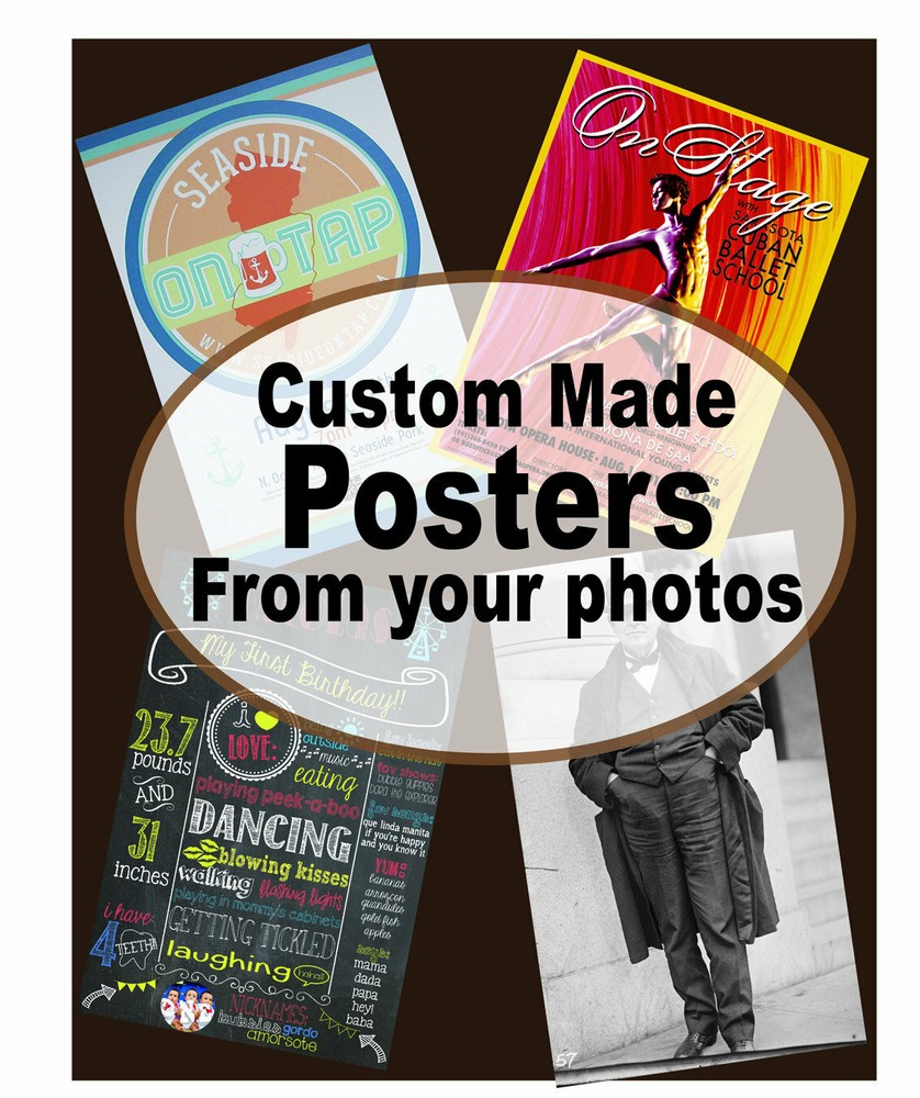 Custom Made Poster Your Own Design Artwork Board Customization - DIY PRINT ONLY