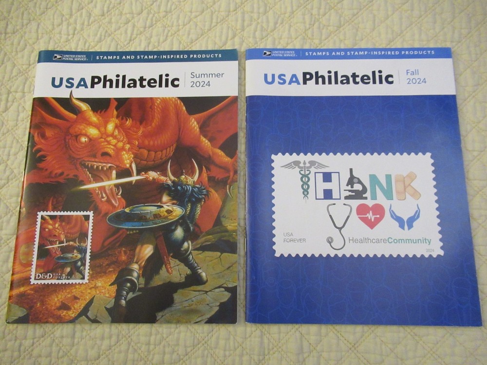 USPS USA Philatelic Summer & Fall 2024 Catalogs (2-Set)
